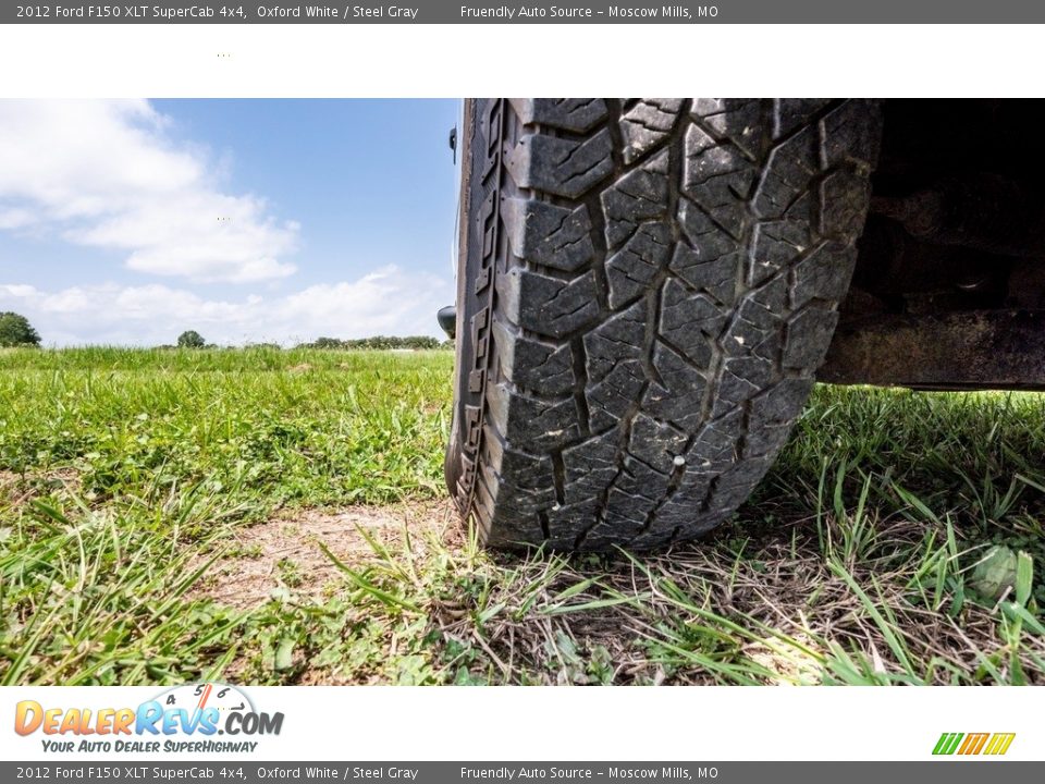 2012 Ford F150 XLT SuperCab 4x4 Oxford White / Steel Gray Photo #11