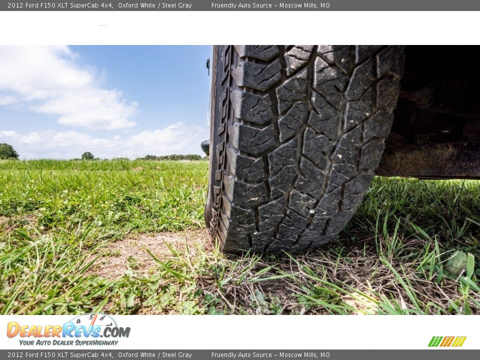 2012 Ford F150 XLT SuperCab 4x4 Oxford White / Steel Gray Photo #11