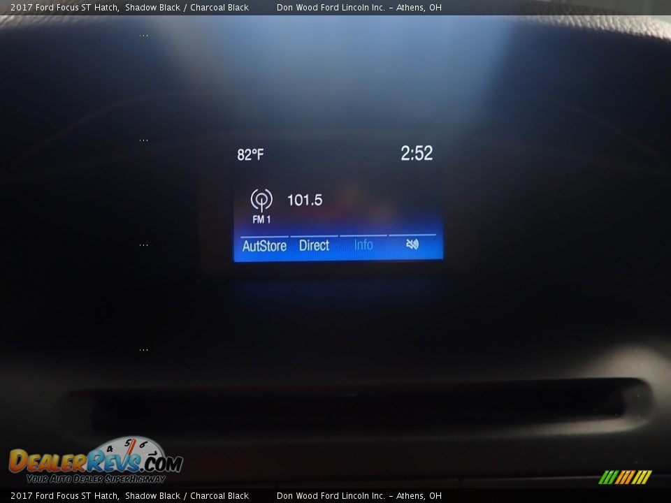 2017 Ford Focus ST Hatch Shadow Black / Charcoal Black Photo #26