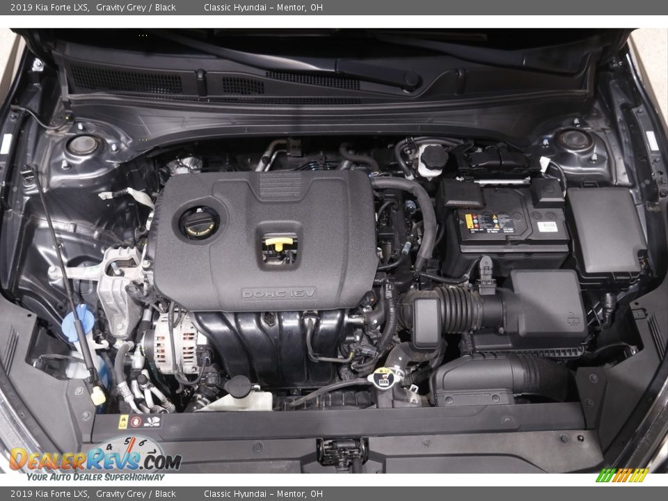 2019 Kia Forte LXS Gravity Grey / Black Photo #18