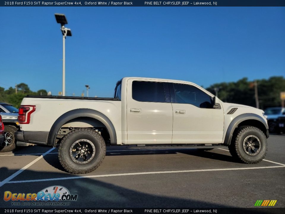 2018 Ford F150 SVT Raptor SuperCrew 4x4 Oxford White / Raptor Black Photo #5