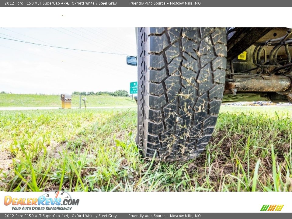 2012 Ford F150 XLT SuperCab 4x4 Oxford White / Steel Gray Photo #14