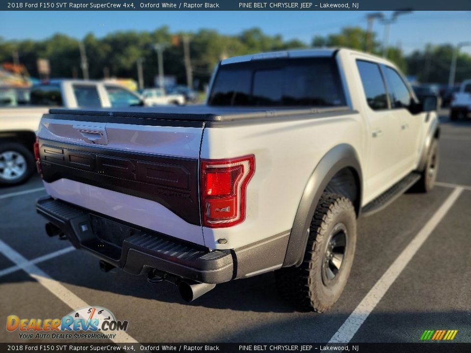 2018 Ford F150 SVT Raptor SuperCrew 4x4 Oxford White / Raptor Black Photo #6