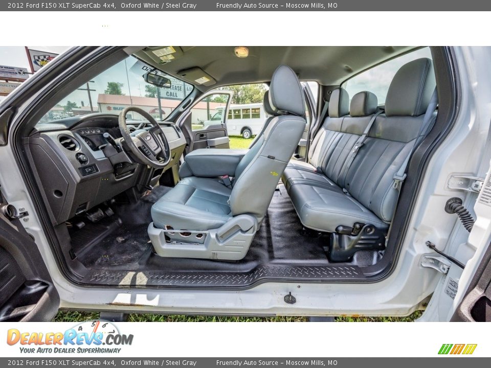 2012 Ford F150 XLT SuperCab 4x4 Oxford White / Steel Gray Photo #18