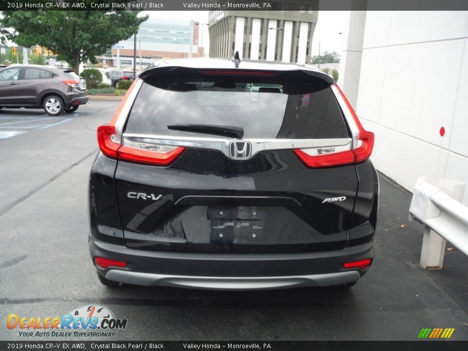 2019 Honda CR-V EX AWD Crystal Black Pearl / Black Photo #7