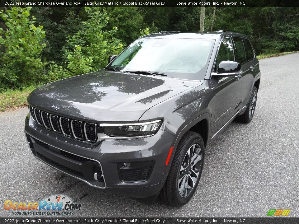 2022 Jeep Grand Cherokee Overland 4x4 Baltic Gray Metallic / Global Black/Steel Gray Photo #2