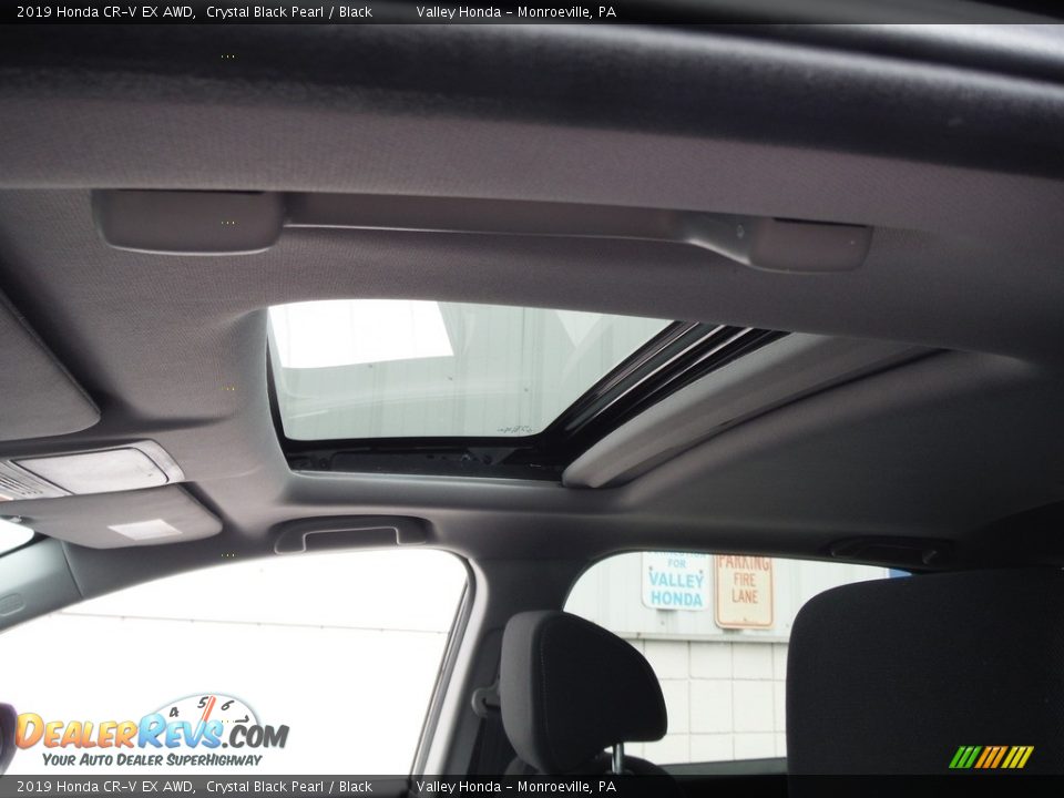 2019 Honda CR-V EX AWD Crystal Black Pearl / Black Photo #10