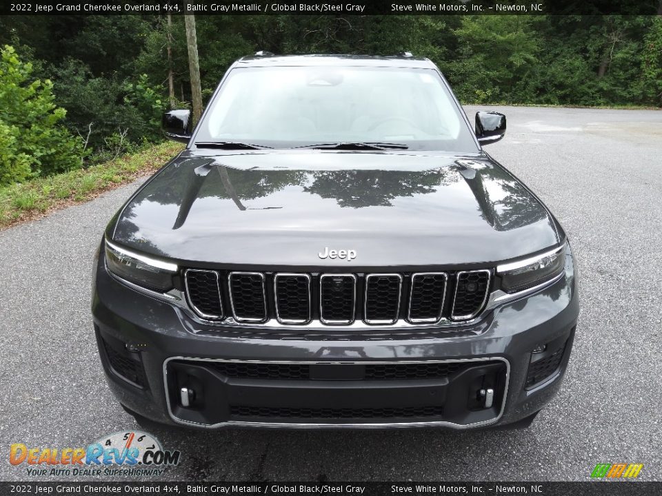 2022 Jeep Grand Cherokee Overland 4x4 Baltic Gray Metallic / Global Black/Steel Gray Photo #3