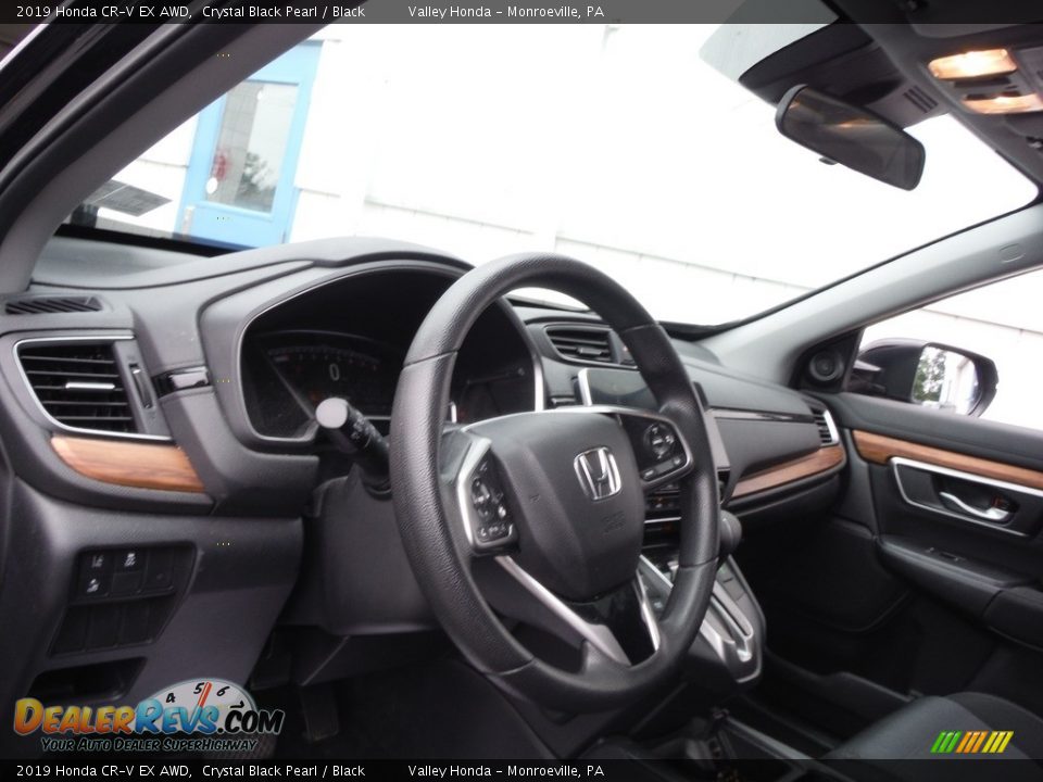 2019 Honda CR-V EX AWD Crystal Black Pearl / Black Photo #11