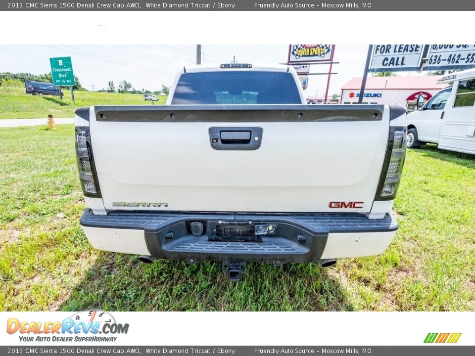 2013 GMC Sierra 1500 Denali Crew Cab AWD White Diamond Tricoat / Ebony Photo #5