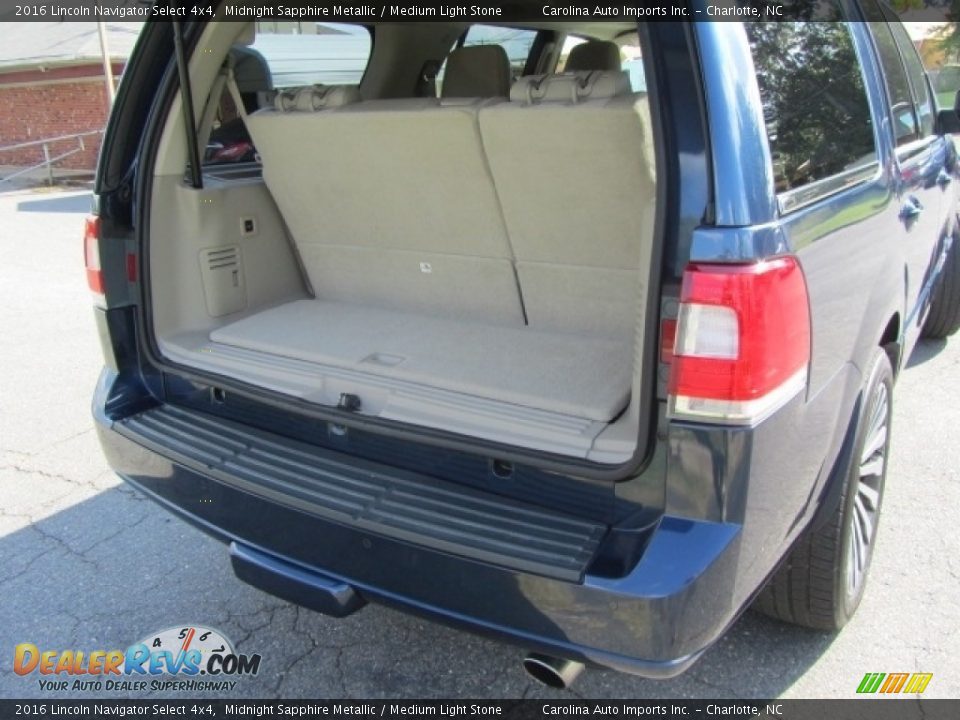 2016 Lincoln Navigator Select 4x4 Midnight Sapphire Metallic / Medium Light Stone Photo #21