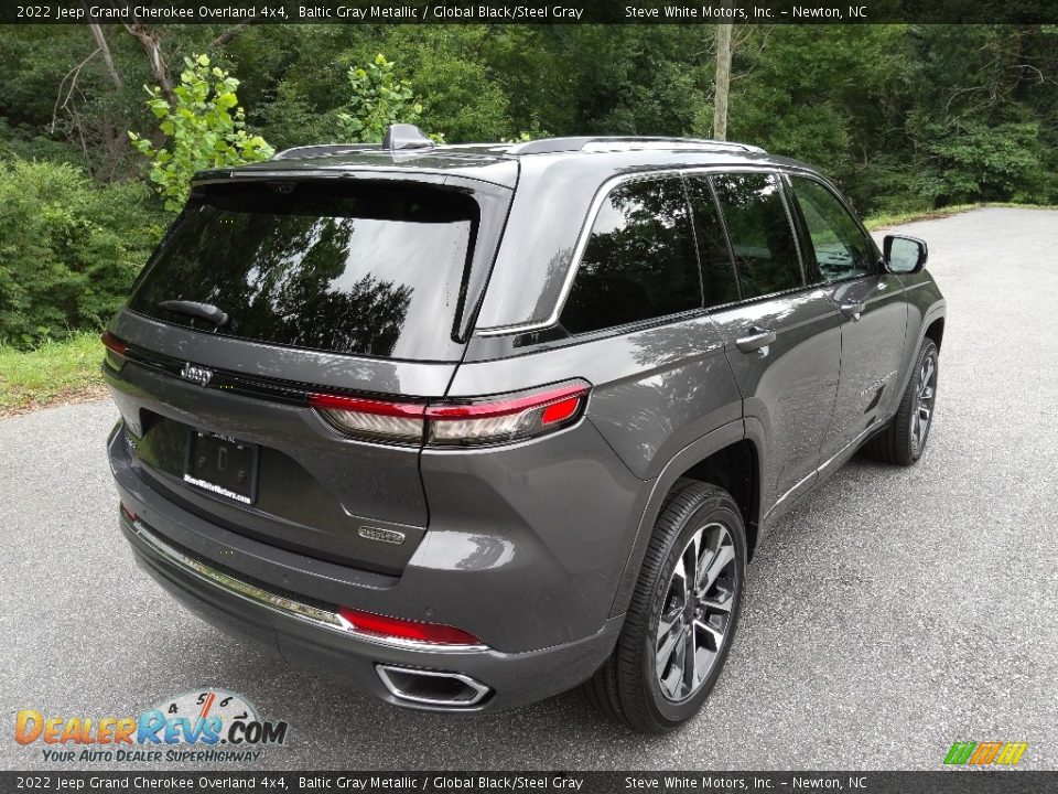 2022 Jeep Grand Cherokee Overland 4x4 Baltic Gray Metallic / Global Black/Steel Gray Photo #6