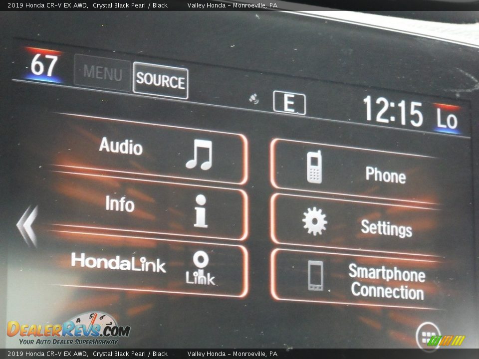 2019 Honda CR-V EX AWD Crystal Black Pearl / Black Photo #17