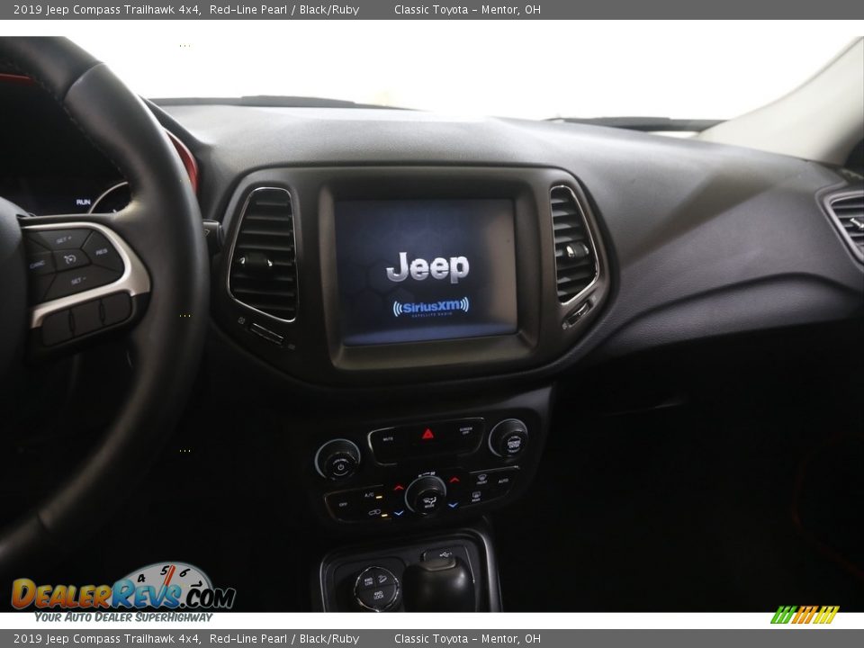 2019 Jeep Compass Trailhawk 4x4 Red-Line Pearl / Black/Ruby Photo #9