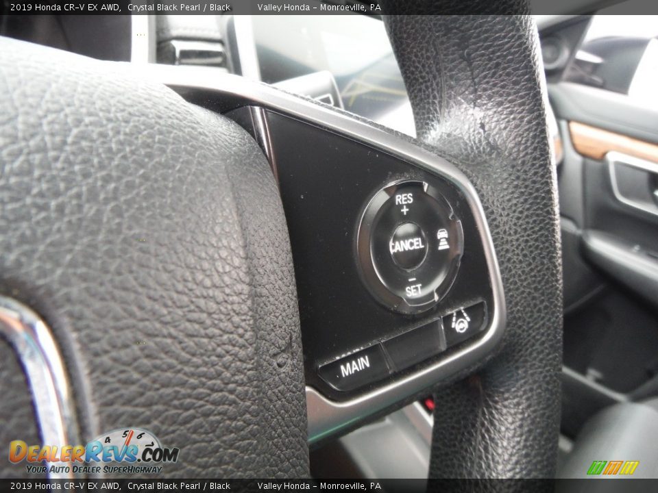 2019 Honda CR-V EX AWD Crystal Black Pearl / Black Photo #23