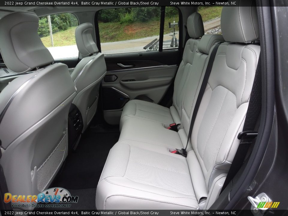 Rear Seat of 2022 Jeep Grand Cherokee Overland 4x4 Photo #14