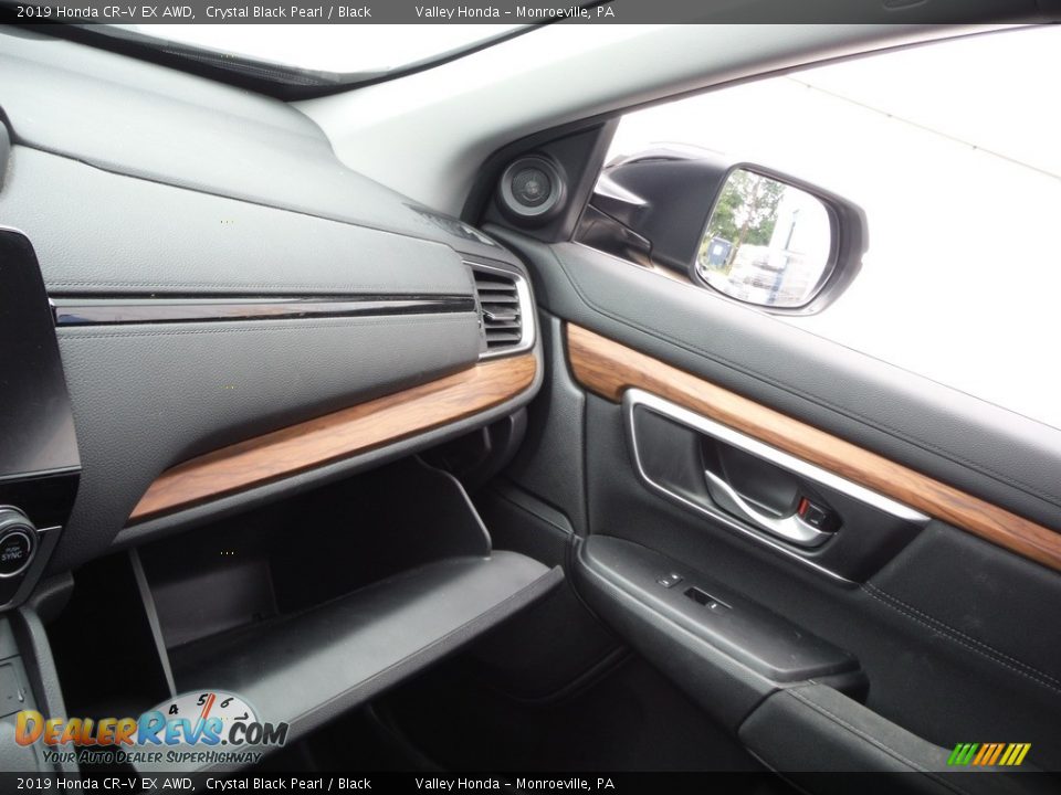 2019 Honda CR-V EX AWD Crystal Black Pearl / Black Photo #24