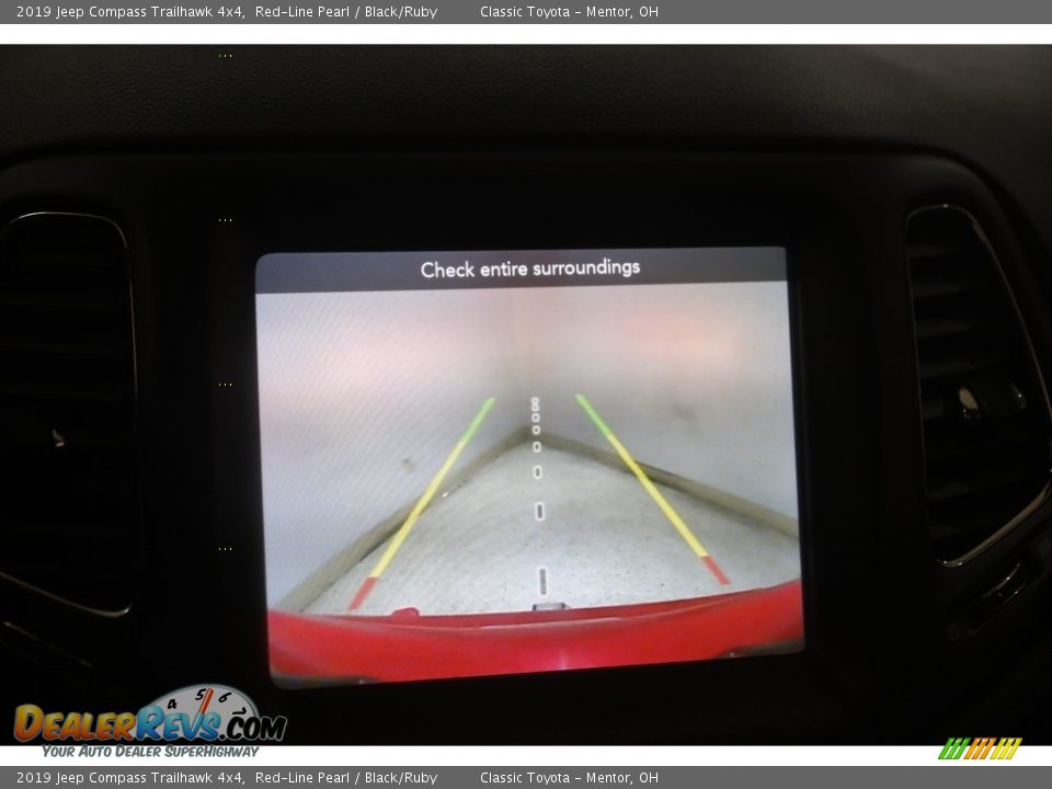 2019 Jeep Compass Trailhawk 4x4 Red-Line Pearl / Black/Ruby Photo #14