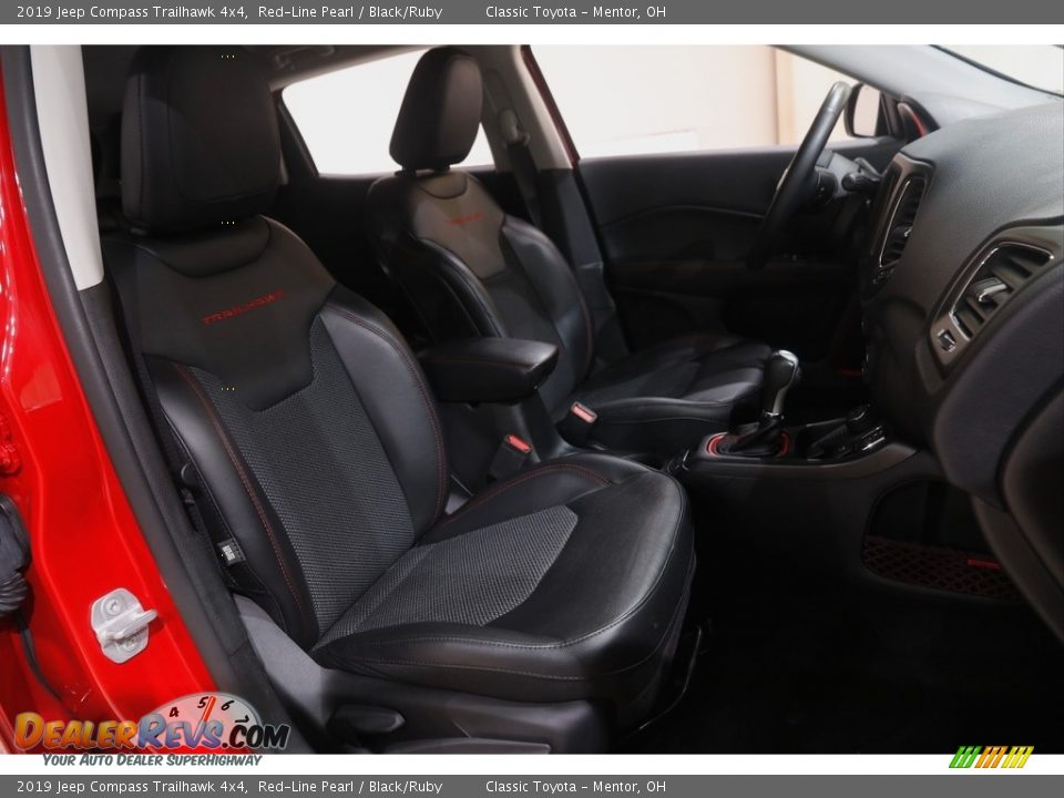 2019 Jeep Compass Trailhawk 4x4 Red-Line Pearl / Black/Ruby Photo #17
