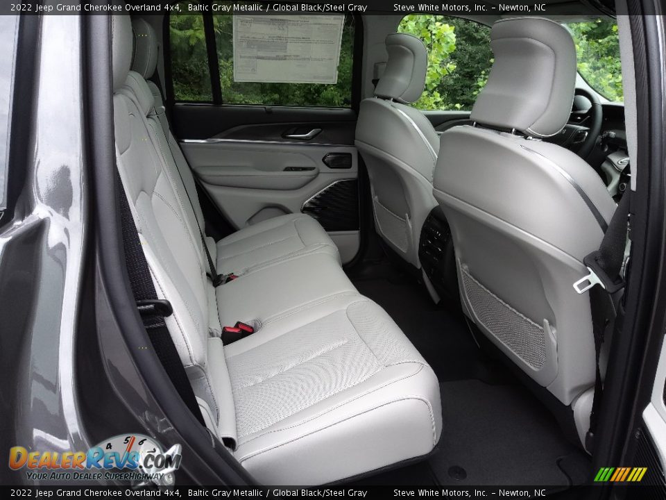Rear Seat of 2022 Jeep Grand Cherokee Overland 4x4 Photo #18