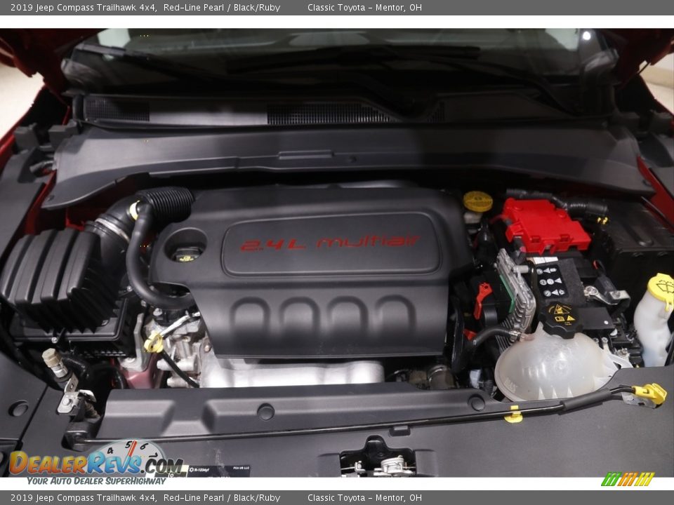 2019 Jeep Compass Trailhawk 4x4 Red-Line Pearl / Black/Ruby Photo #21