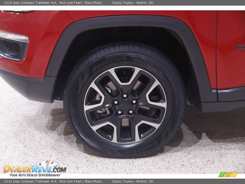 2019 Jeep Compass Trailhawk 4x4 Red-Line Pearl / Black/Ruby Photo #22