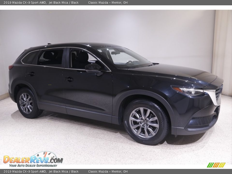 Jet Black Mica 2019 Mazda CX-9 Sport AWD Photo #1