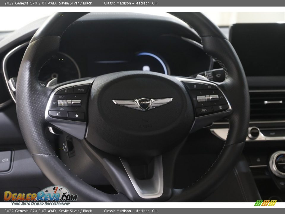 2022 Genesis G70 2.0T AWD Steering Wheel Photo #7