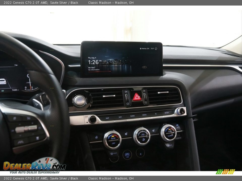 2022 Genesis G70 2.0T AWD Savile Silver / Black Photo #9