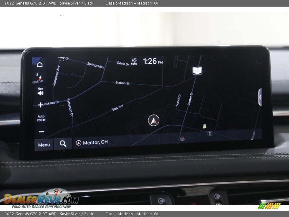 Navigation of 2022 Genesis G70 2.0T AWD Photo #10