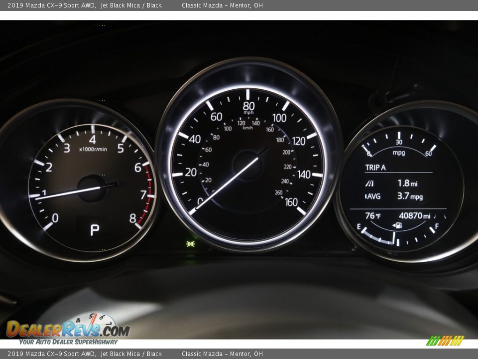 2019 Mazda CX-9 Sport AWD Gauges Photo #8