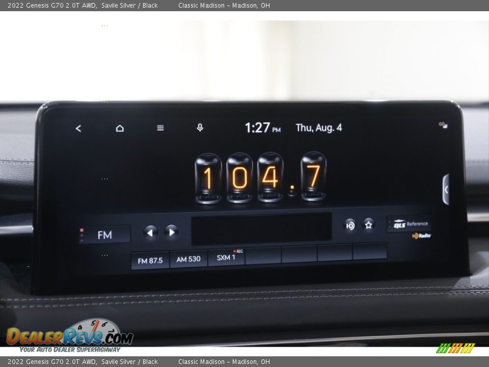 Audio System of 2022 Genesis G70 2.0T AWD Photo #11