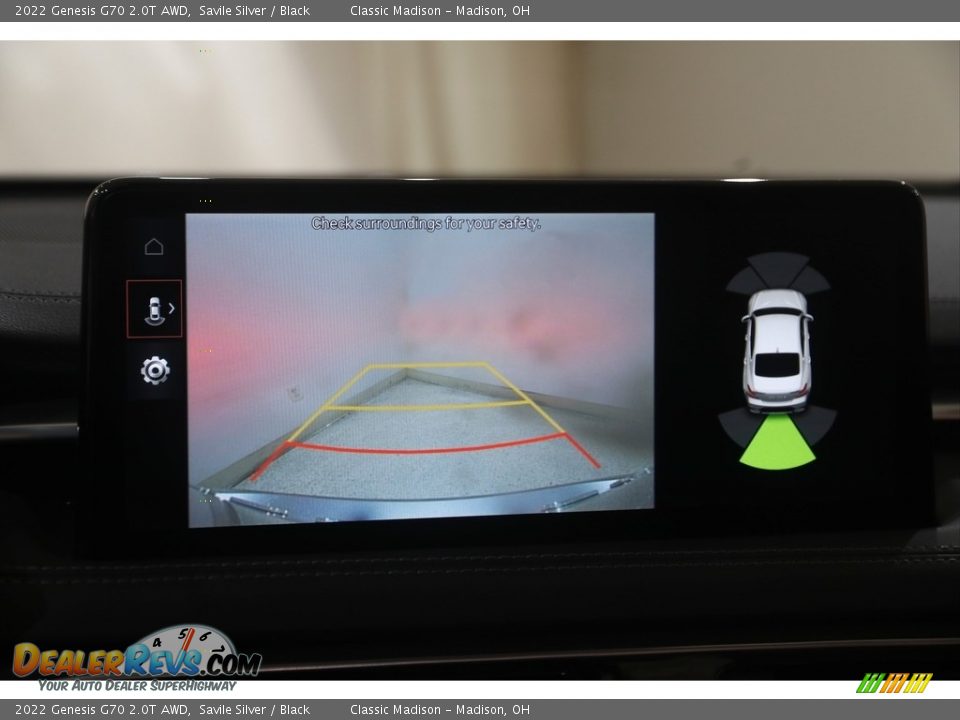 2022 Genesis G70 2.0T AWD Savile Silver / Black Photo #13