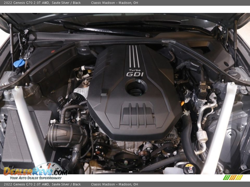 2022 Genesis G70 2.0T AWD 2.0 Liter Turbocharged DOHC 16-Valve VVT 4 Cylinder Engine Photo #20