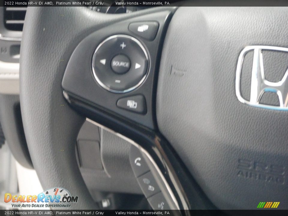 2022 Honda HR-V EX AWD Platinum White Pearl / Gray Photo #22