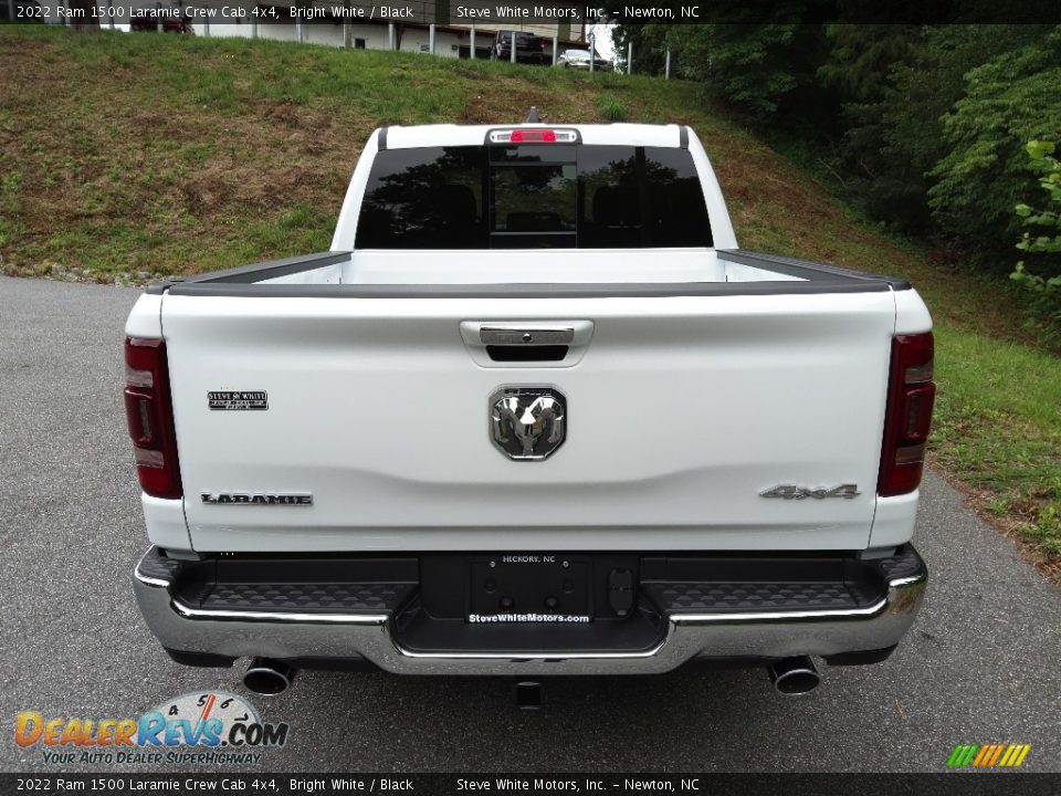 2022 Ram 1500 Laramie Crew Cab 4x4 Bright White / Black Photo #7