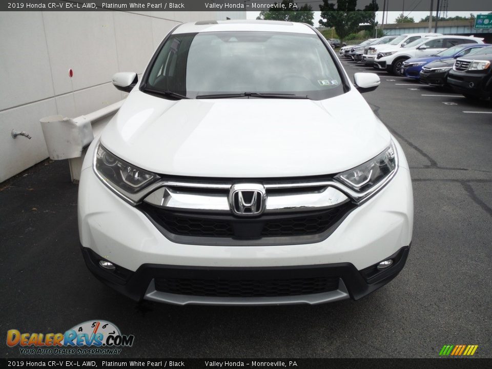 2019 Honda CR-V EX-L AWD Platinum White Pearl / Black Photo #6
