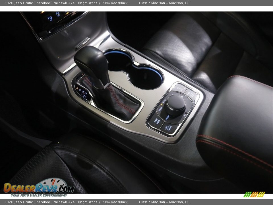 2020 Jeep Grand Cherokee Trailhawk 4x4 Bright White / Ruby Red/Black Photo #15