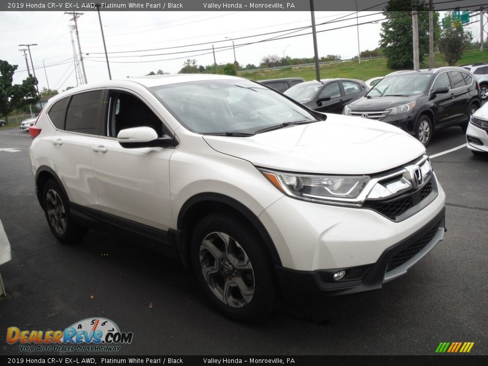 2019 Honda CR-V EX-L AWD Platinum White Pearl / Black Photo #7