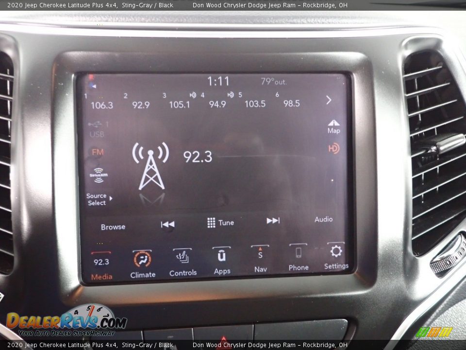 2020 Jeep Cherokee Latitude Plus 4x4 Sting-Gray / Black Photo #2