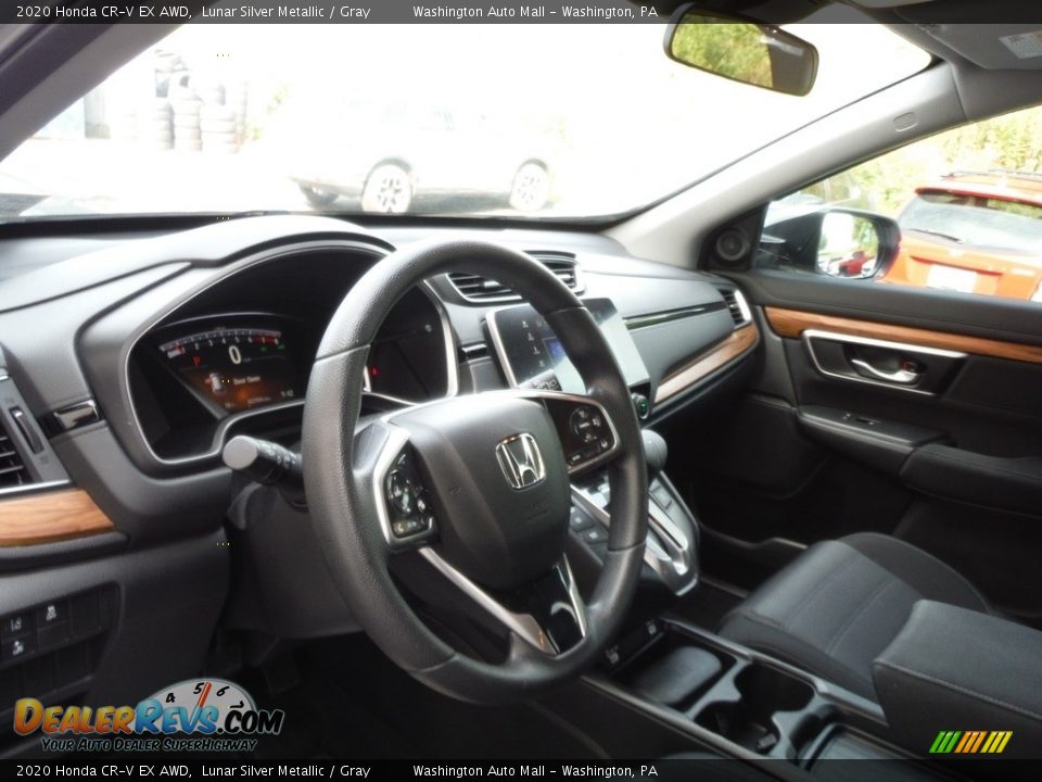 2020 Honda CR-V EX AWD Lunar Silver Metallic / Gray Photo #14