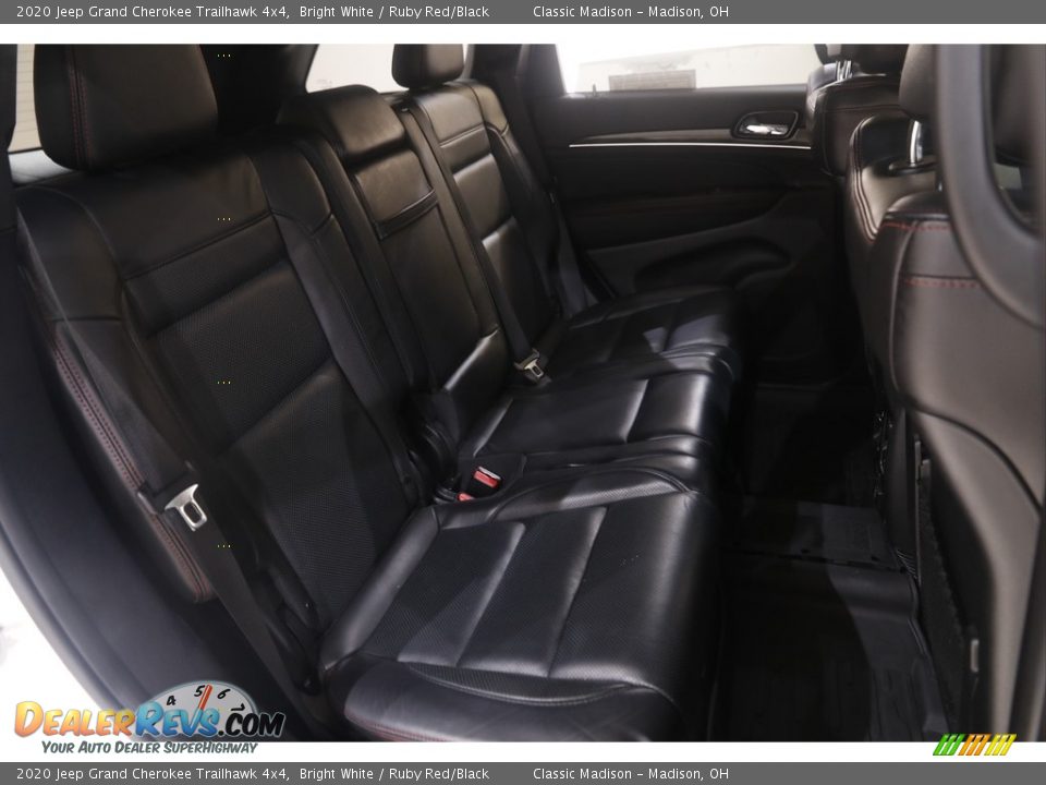 2020 Jeep Grand Cherokee Trailhawk 4x4 Bright White / Ruby Red/Black Photo #19