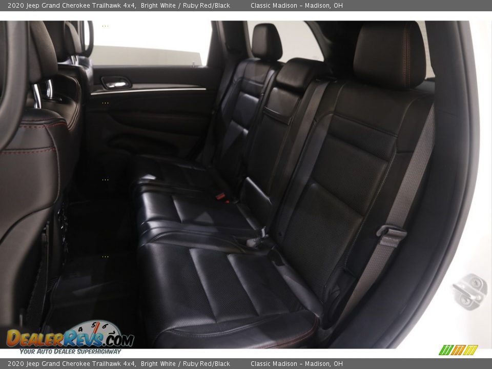 2020 Jeep Grand Cherokee Trailhawk 4x4 Bright White / Ruby Red/Black Photo #20