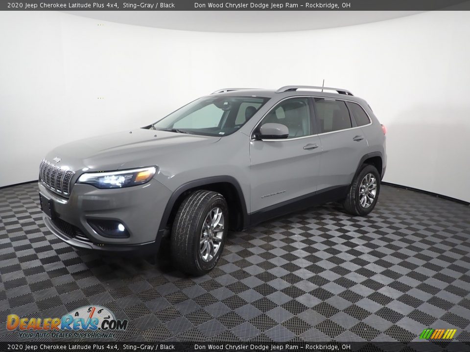 2020 Jeep Cherokee Latitude Plus 4x4 Sting-Gray / Black Photo #7