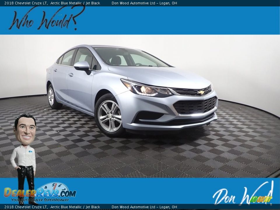 2018 Chevrolet Cruze LT Arctic Blue Metallic / Jet Black Photo #1