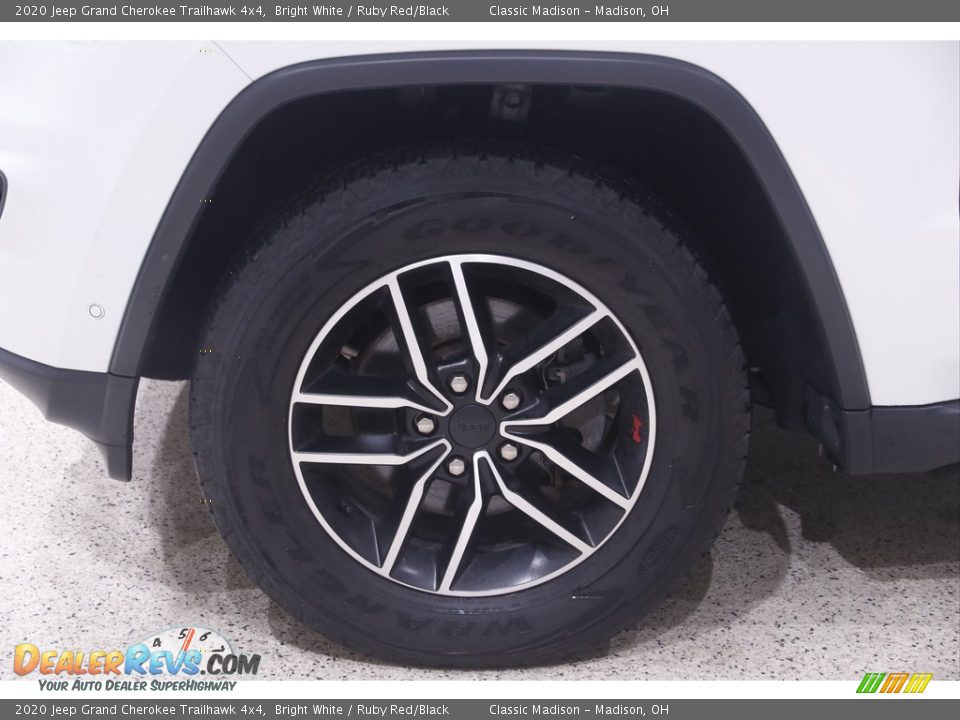 2020 Jeep Grand Cherokee Trailhawk 4x4 Bright White / Ruby Red/Black Photo #23