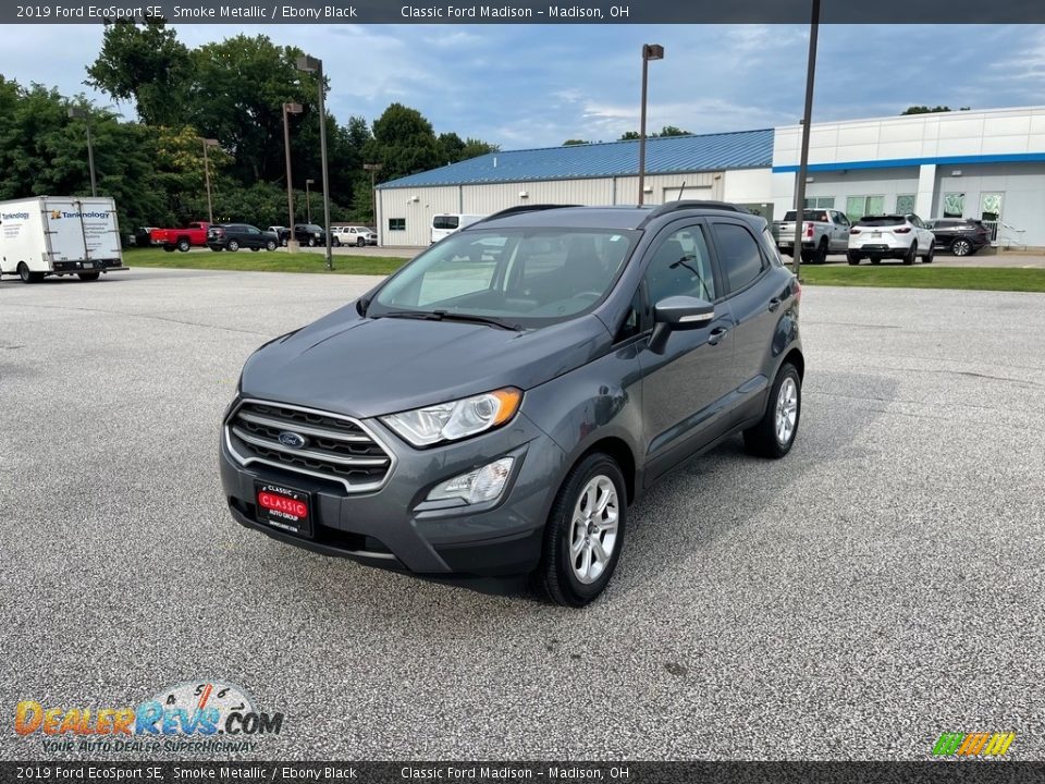 2019 Ford EcoSport SE Smoke Metallic / Ebony Black Photo #1
