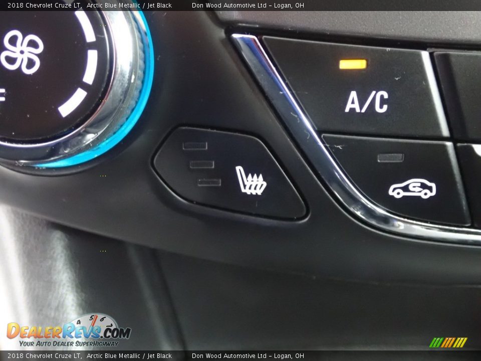 2018 Chevrolet Cruze LT Arctic Blue Metallic / Jet Black Photo #4