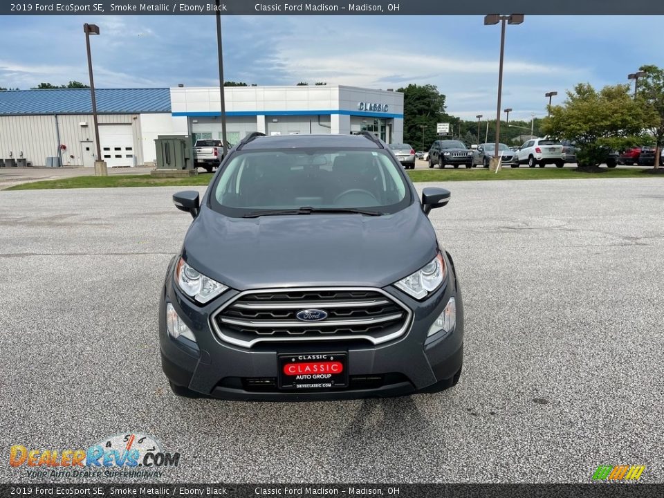2019 Ford EcoSport SE Smoke Metallic / Ebony Black Photo #2