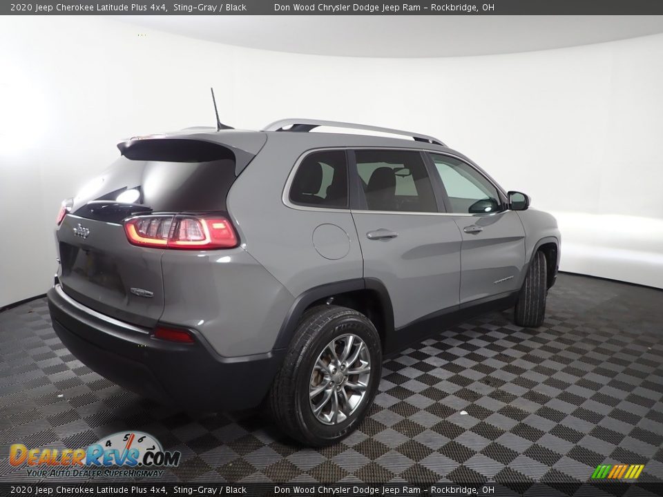 2020 Jeep Cherokee Latitude Plus 4x4 Sting-Gray / Black Photo #12